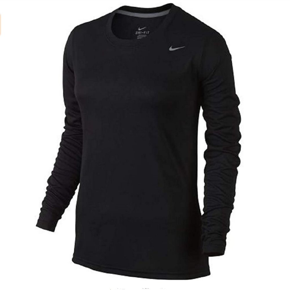 (2 for 20) Nike Dri-Fit Tee Black XL long sleeve NWOT